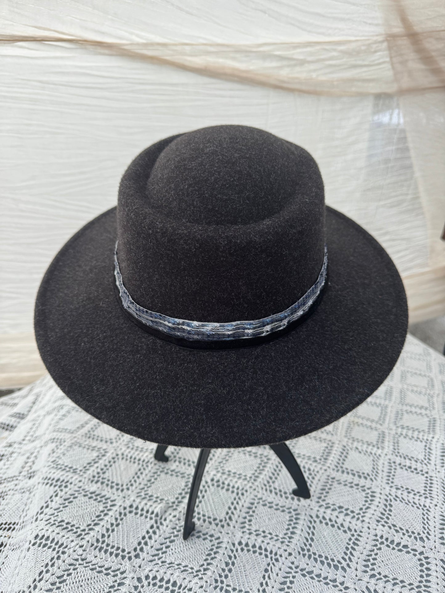 Grey wool hat